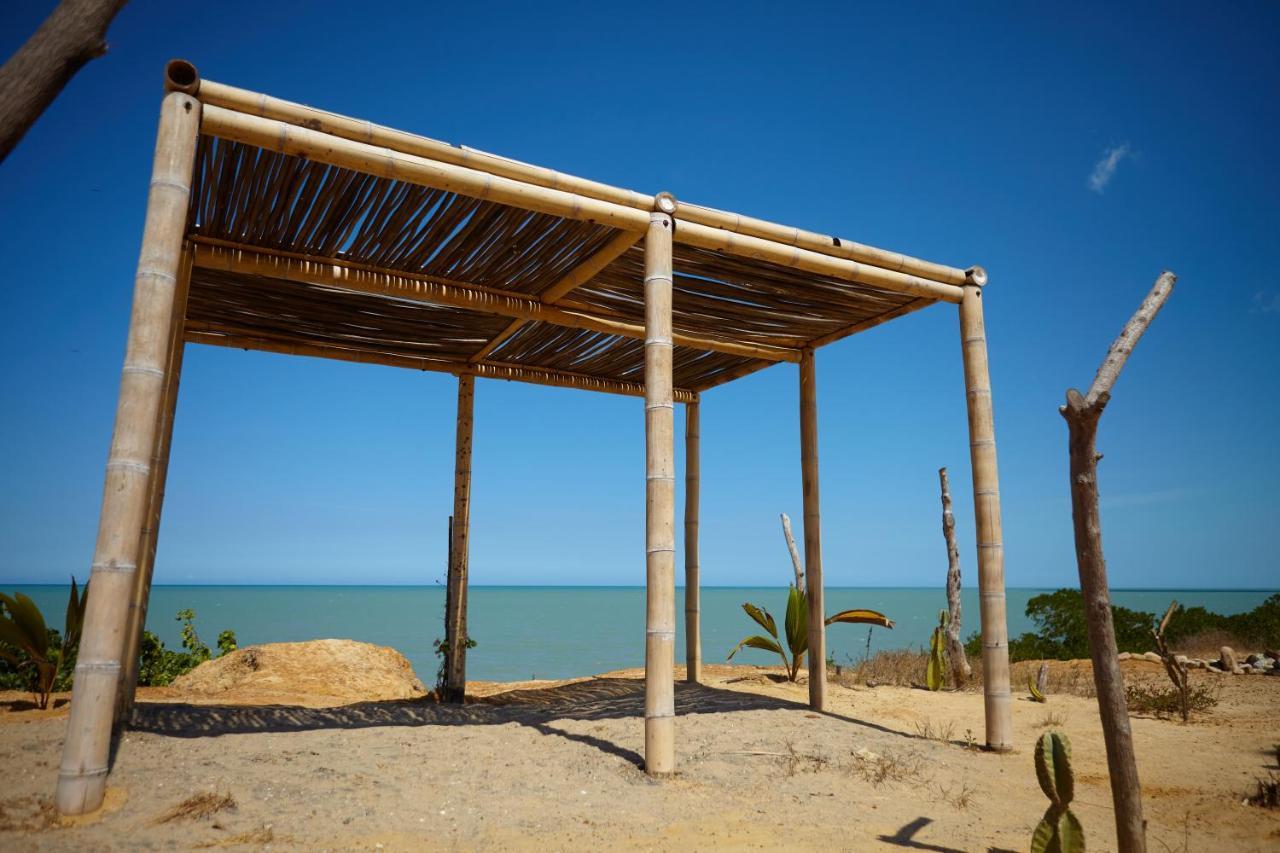 Corazon Guajiro Cabana Frente A Playa Solitaria En Dibulla Cerca A Palomino - Cabin In Front Of Solitary Beachs Εξωτερικό φωτογραφία